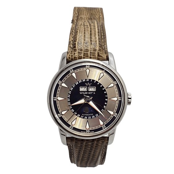 Armbanduhr Wyler Vetta Herr Beaux Arts Day-Date in Stahl 8116370244 - 8116370244